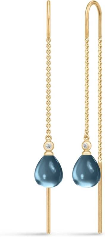 Julie Sandlau Oorbellen Blauw Dames