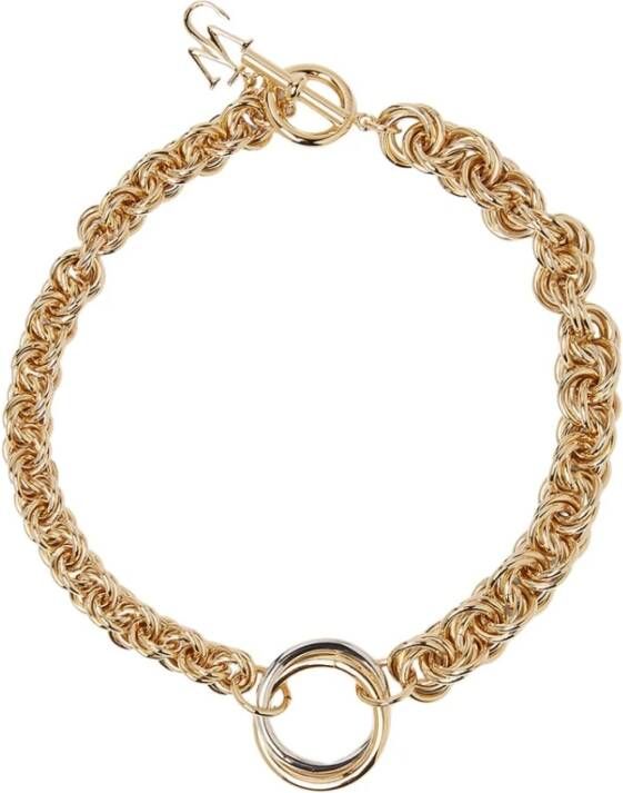 JW Anderson Multi link ketting , Geel, Dames