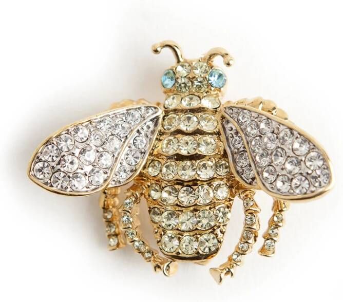 Broche Kenneth Jay Lane Pre owned, Geel, Dames