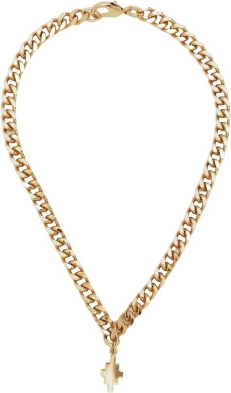 Marcelo Burlon County of Milan Bijoux Necklace , Geel, Heren