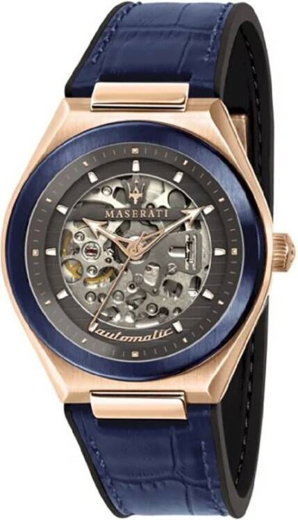 Maserati Horloges Blauw Heren