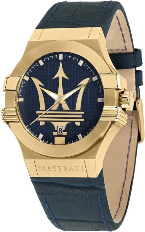 Maserati Horloges Blauw Heren