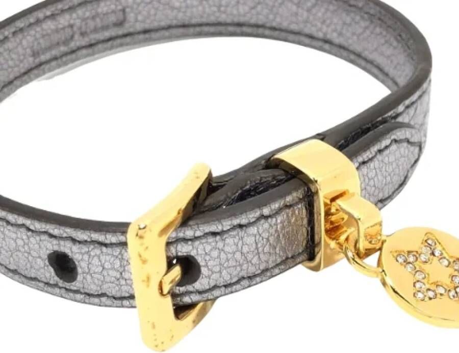 Pre owned Leather bracelets Miu Pre owned, Grijs, Dames