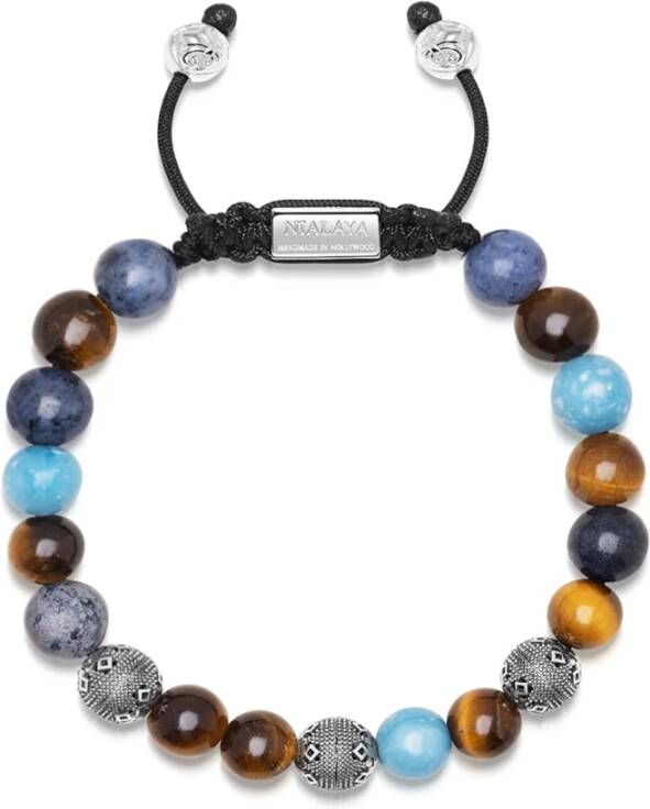 Nialaya Bracelets , Grijs, Heren