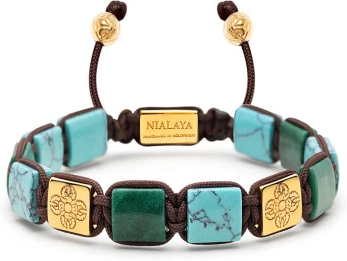 Nialaya Bracelets , Groen, Heren