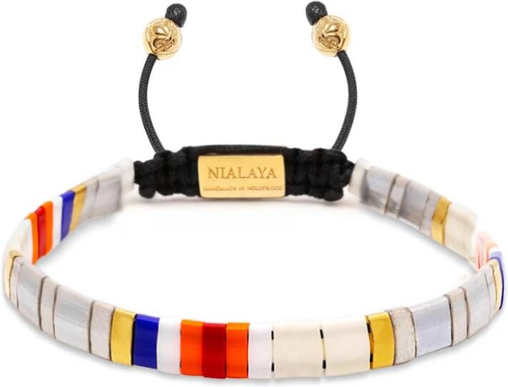 Nialaya Bracelets , Oranje, Heren