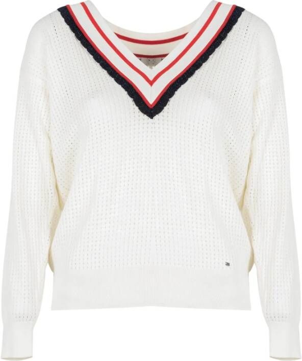 Pepe Jeans Ronde hals gekweek , Beige, Dames