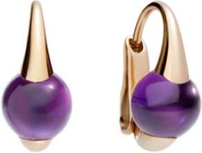 Pomellato Woman Pob0040O7000000Oi Amethyst oorbellen , Paars, Dames