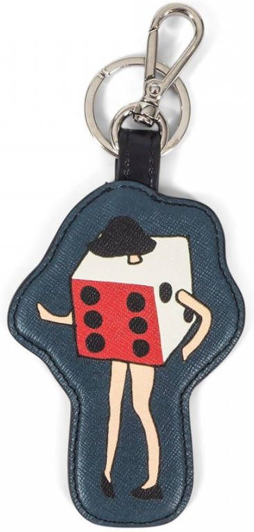 PS By Paul Smith Keychain Dice Vrouw , Grijs, Heren