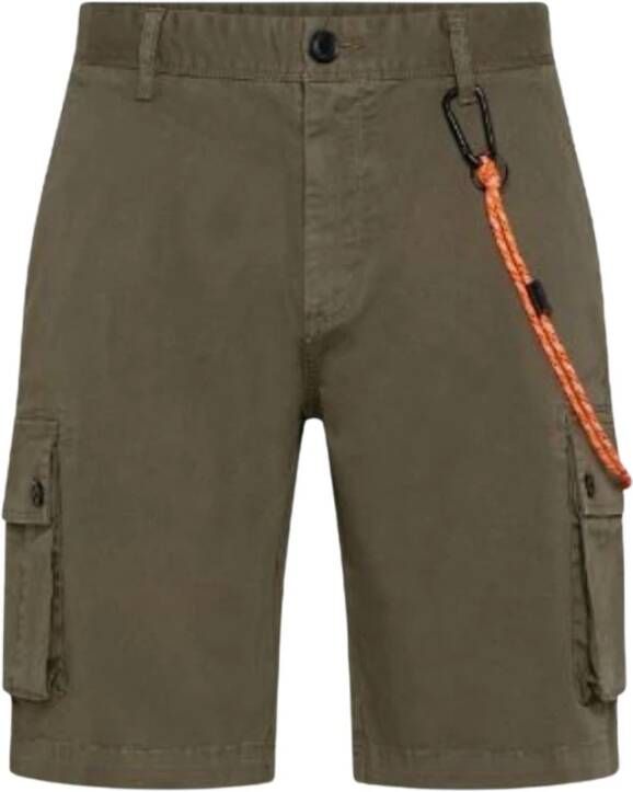 Sun68 Bermuda Militaire solide B32104 , Groen, Heren
