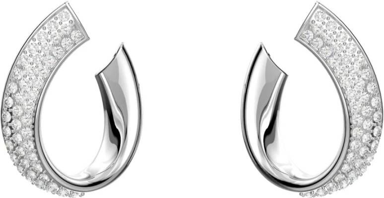 Swarovski Oorbellen , Grijs, Dames