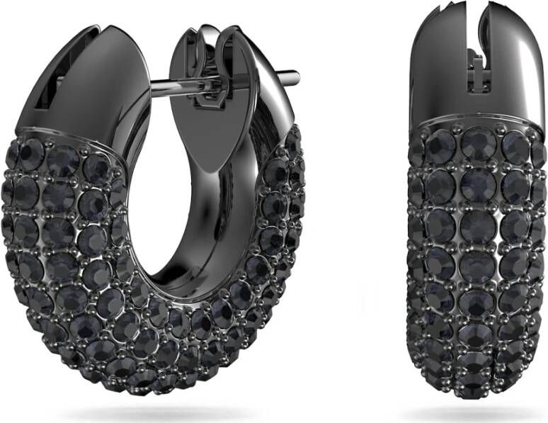 Swarovski Oorbellen , Zwart, Dames