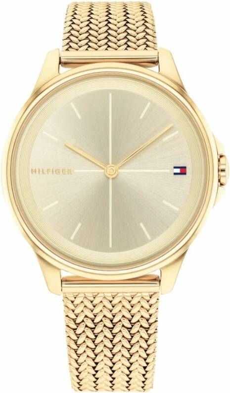 Tommy Hilfiger Gouden vrouwen horloges , Geel, Dames