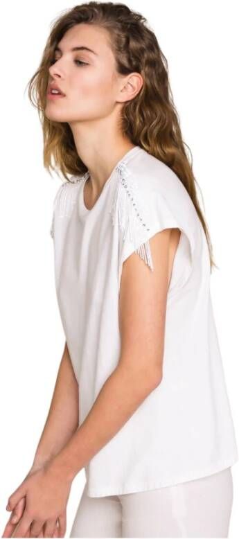 Twinset T shirt , Wit, Dames