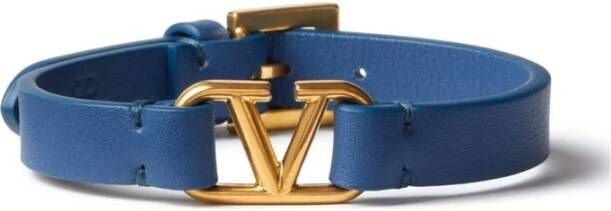 Valentino Garavani Men Accessories Bracelets Blue Ss23 , Blauw, Heren