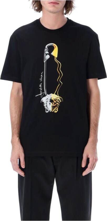 Versace T shirts , Zwart, Heren