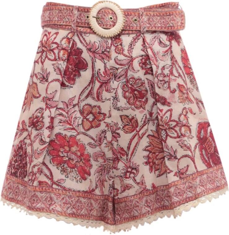Zimmermann Casual shorts , Roze, Dames