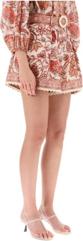 Zimmermann Korte shorts , Rood, Dames