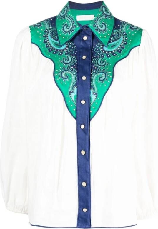 Zimmermann Longsleeve shirts Groen Dames
