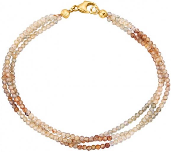 KLiNGEL 3 rijige armband Beige