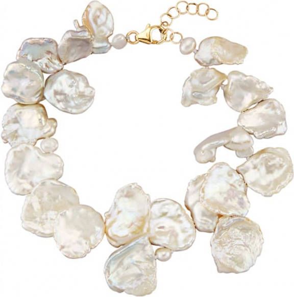 KLiNGEL Armband met parels Wit