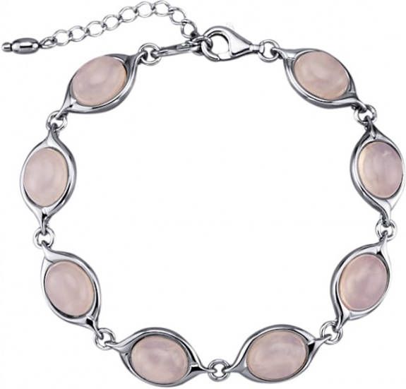 KLiNGEL Armband Met rozenkwarts Roze
