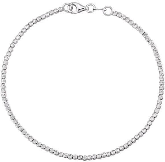 KLiNGEL Armband van 14 kt. witgoud Witgoudkleur