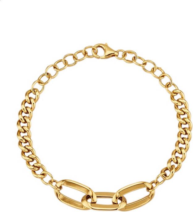 KLiNGEL Armband van 9 kt. Goudkleur