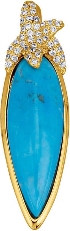 KLiNGEL Cliphanger met howliet Turquoise