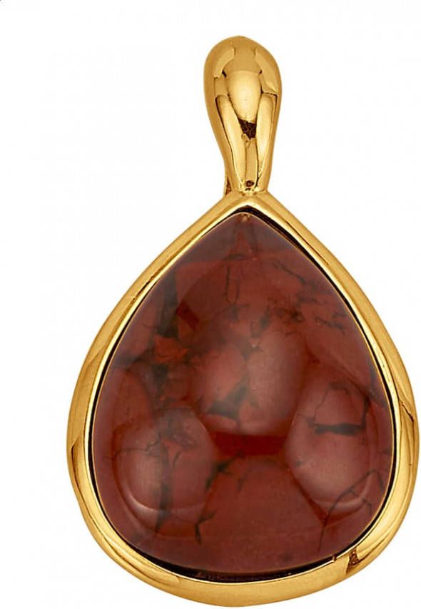 KLiNGEL Cliphanger met jaspis Goudkleur