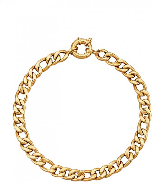 KLiNGEL Figaroarmband 9 kt. Geelgoudkleur