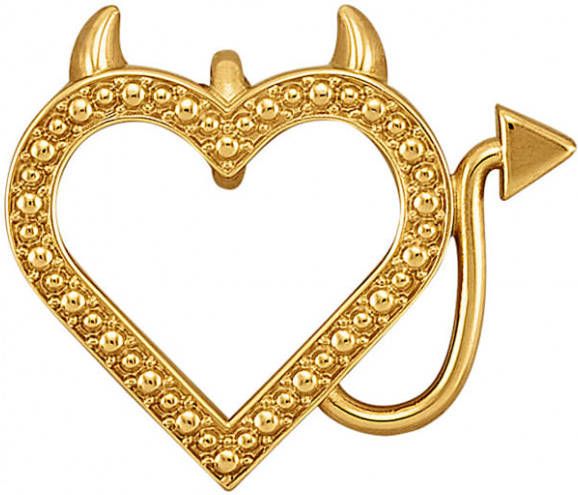 KLiNGEL Hanger Duivelshart 9 kt. Goudkleur