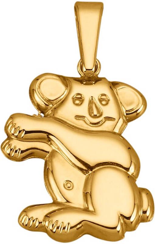 KLiNGEL Hanger Koala van 8 kt. Geelgoudkleur