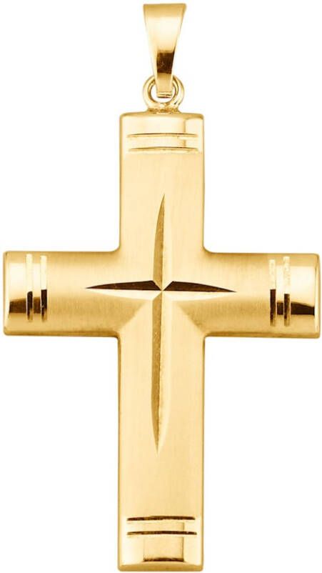 KLiNGEL Hanger Kruis 8 kt. Goudkleur