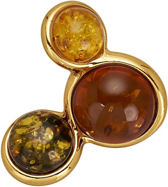 KLiNGEL Hanger met barnsteen Geelgoudkleur