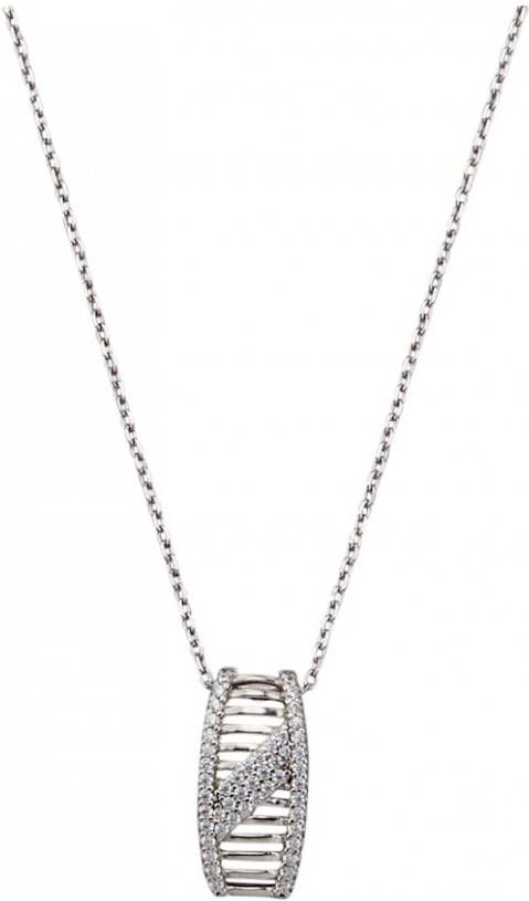 KLiNGEL Hanger met ketting van echt zilver Zilverkleur