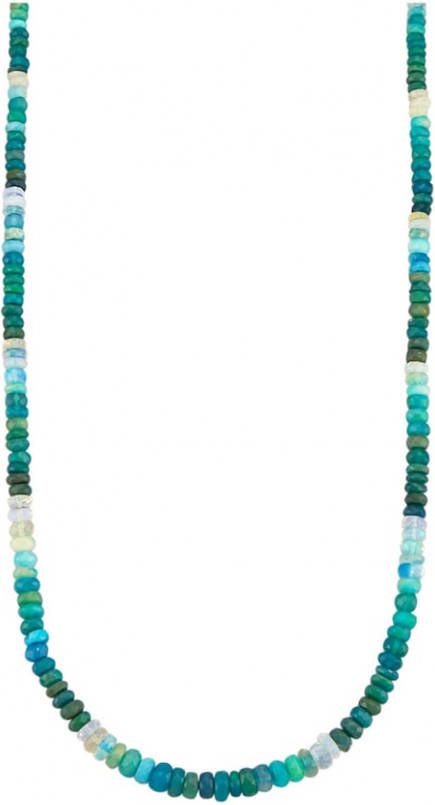 KLiNGEL Ketting met opaal(beh.) Blauw