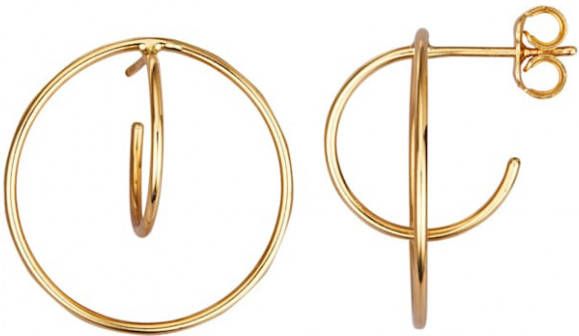 KLiNGEL Oorbellen van 9 kt. Geelgoudkleur