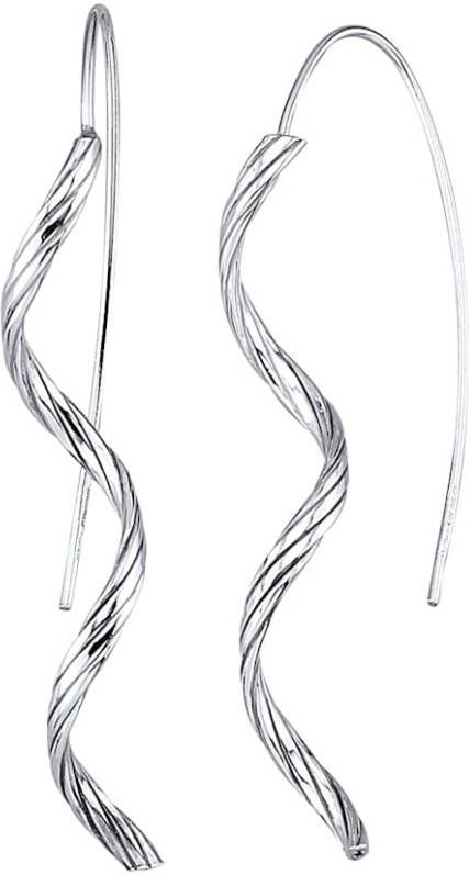 KLiNGEL Oorbellen van echt zilver Geelgoudkleur