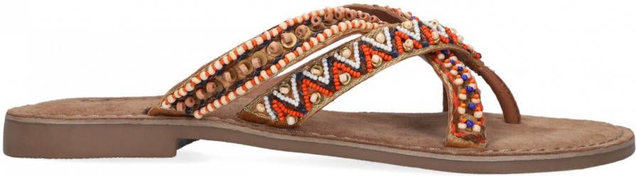 Lazamani Slipper Dames Meerkleurig/Oranje