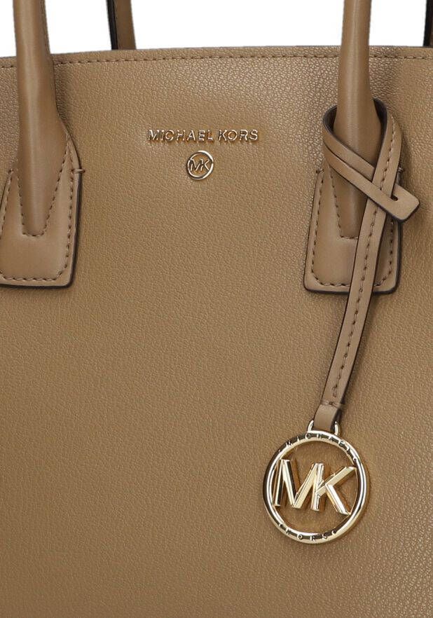 Michael Kors Cognac Handtas Lg Tz Satchel