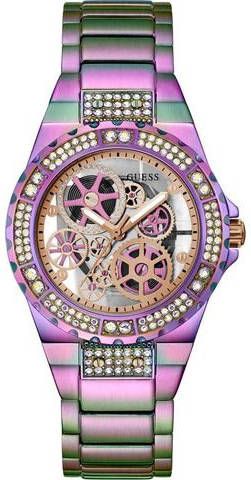 Guess Horloges Watch Reveal GW0302L3 Zilverkleurig