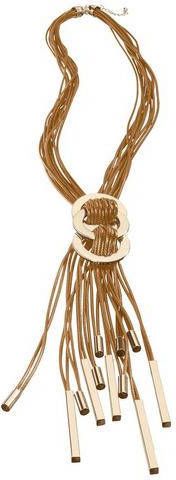 Ketting in cognac/goudkleurig van heine