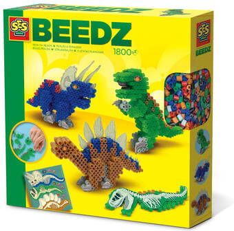 SES Creativ e®, Ijzer op kralen Dinos