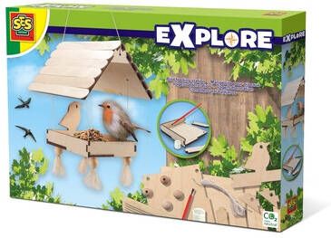 SES Maak Je Eigen Vogelhuisje Junior Hout 6 delig
