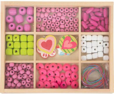 Small Foot Rijgset 19 X 16 Cm Hout/staal/textiel 199 Stuks