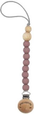 the cotton cloud Siliconenpopketting Rond Dusty Mauve