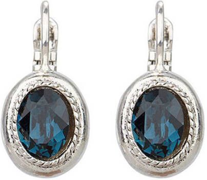 Camps en Camps Oorbellen Swarovski Montana Dormeuses Wit