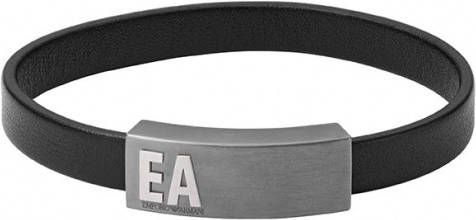 Emporio Armani Armband van leer EGS2757060