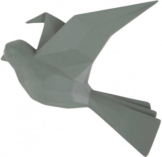 Present Time Decoratieve objecten Wall Hanger Origami Bird Small Groen